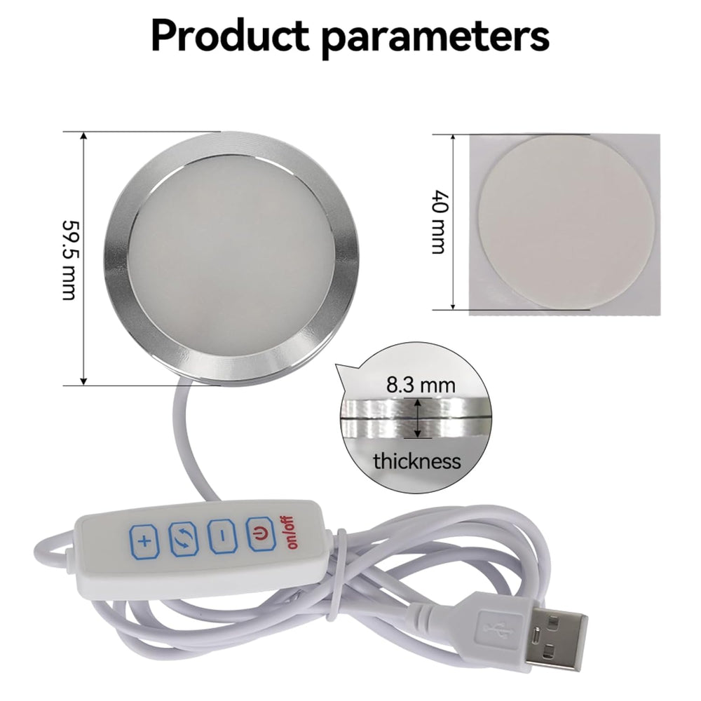 6PCS 3D Printer LED Lamp Kit 001 3-Color DIY Light Kit for Bambu Lab