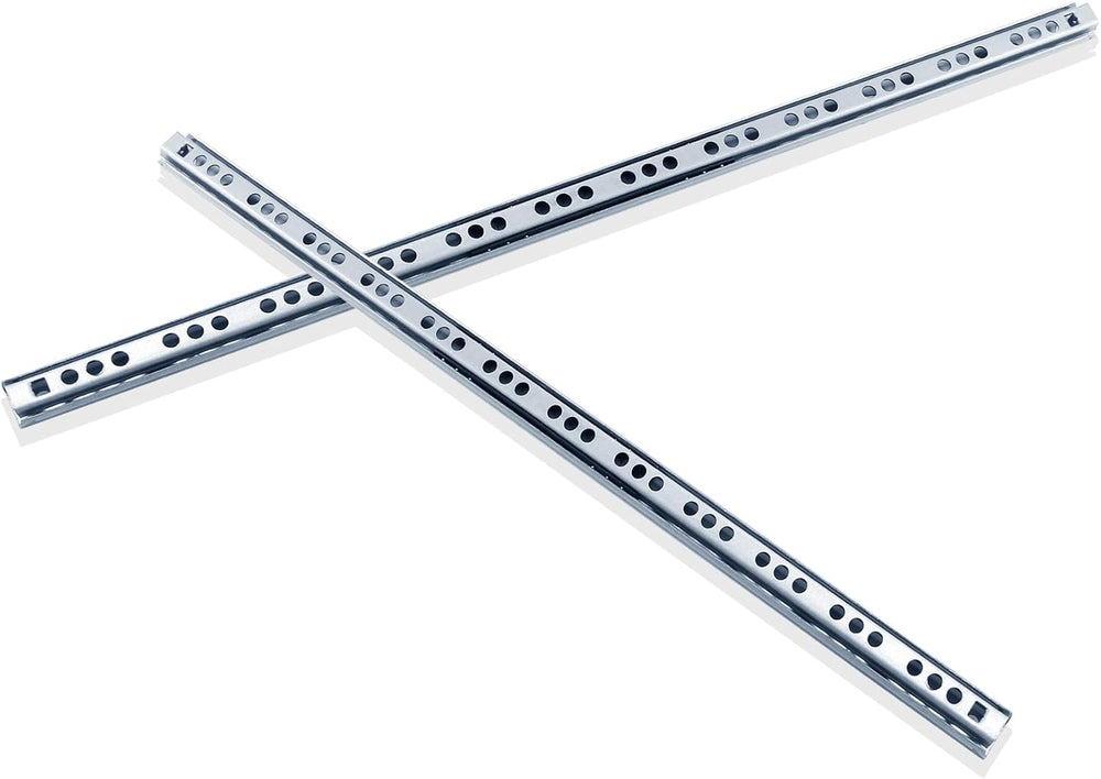 Uenhoy 6 Pair Drawer Slides 16" Two Way Slide Track Rail