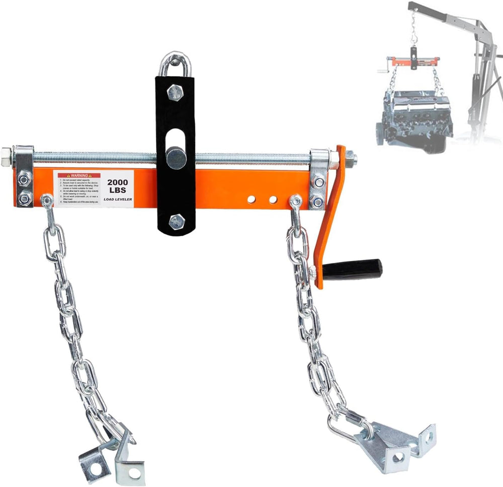 Engine Support Bar 2000 Lbs Load Lever Motor Lift Tool Heavy Duty Leveler