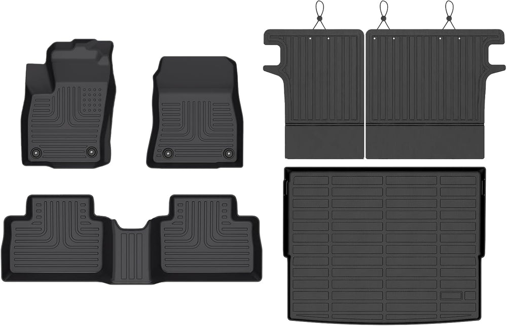 Wayhigh-All Weather Floor Mats & Cargo Liner and Seatback Cargo Set