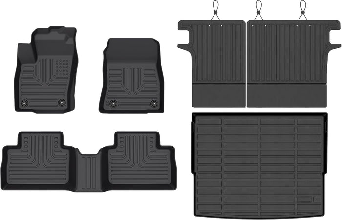 Wayhigh-All Weather Floor Mats & Cargo Liner and Seatback Cargo Set