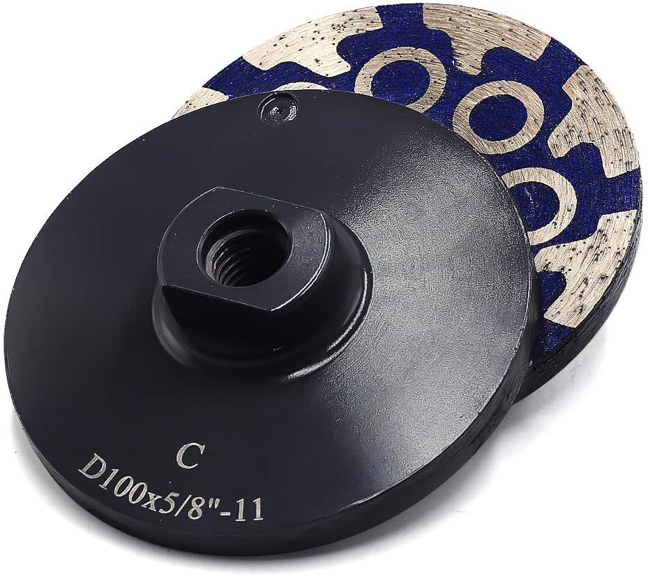 YIJING 4" Diamond Cup Wheel Resin Diamond Grinding Wheel Coarse Grit wit...
