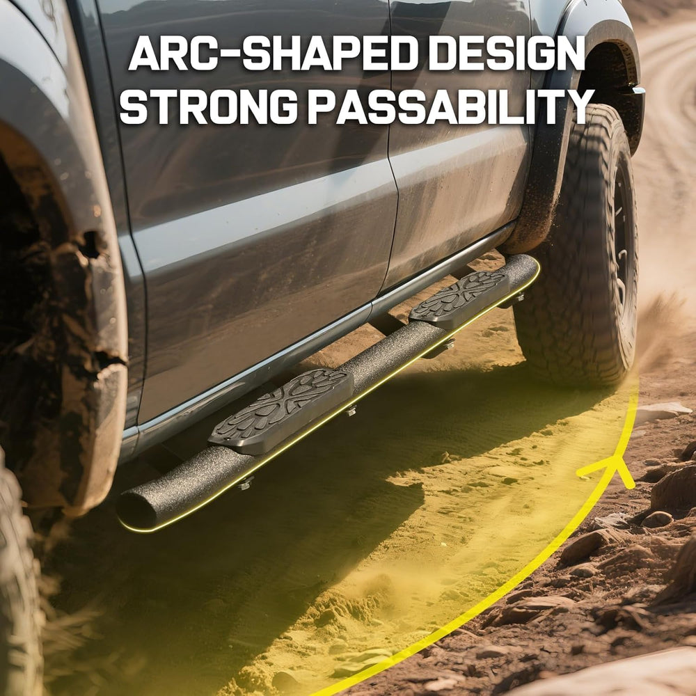 3.5 Inch Running Boards Side Steps for 2025 4Runner (Without Side Skirts)