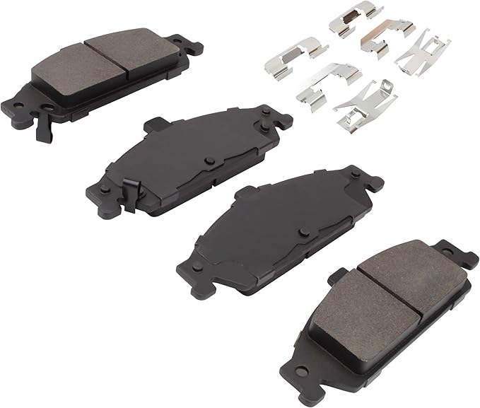 Premium Semi-Metallic Front Brake Pads Compatible