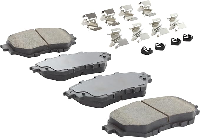 Premium Semi-Metallic Front Brake Pads Compatible