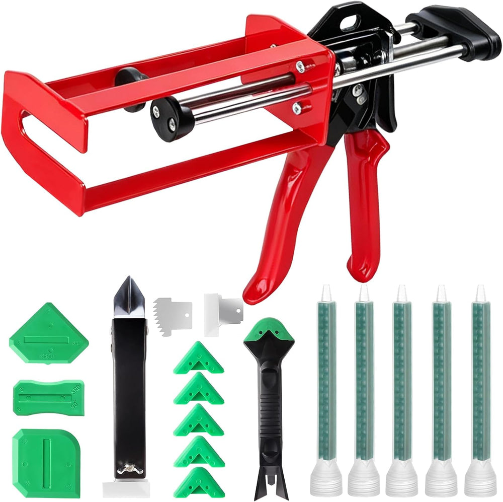 200ml Epoxy Gun Dual Cartridge, High Thrust Dual Component Cartridge Gun, 1:1...