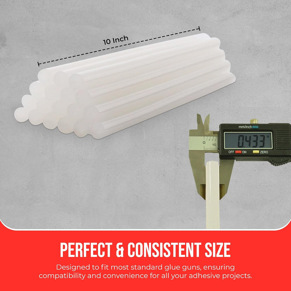 Wholesale® Full Size Hot Melt Glue Sticks for Glue Gun - Bulk 10in - Great fo...