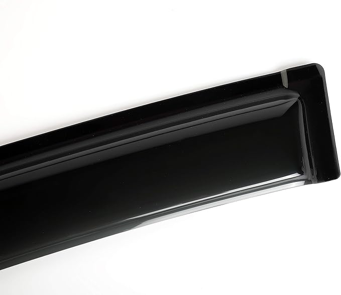94459 Side Window Wind Deflector, Dark Smoke Window Visor fit