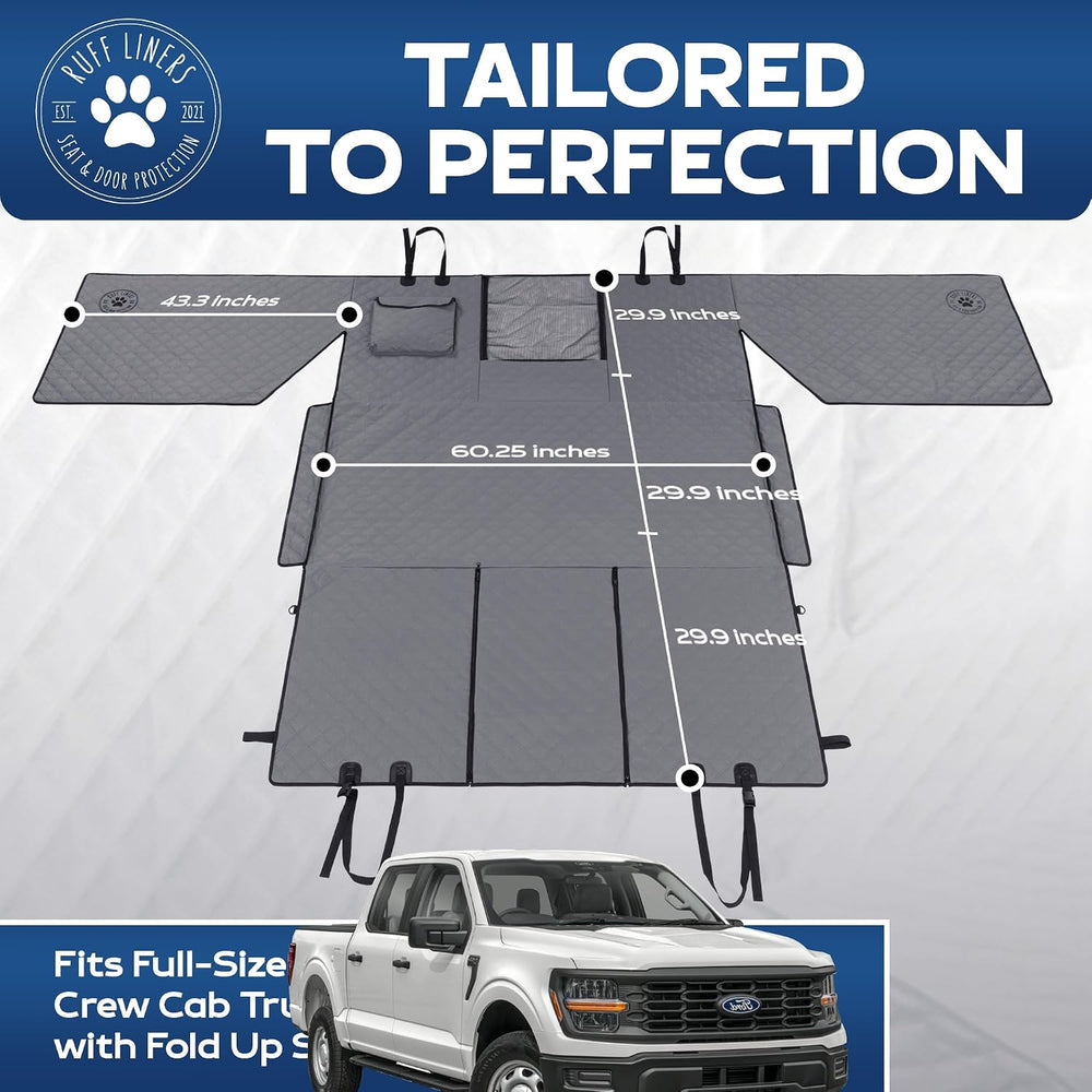 XL Dog Hammock for Truck, Fold-Up Seats - As Seen on Shark Tank