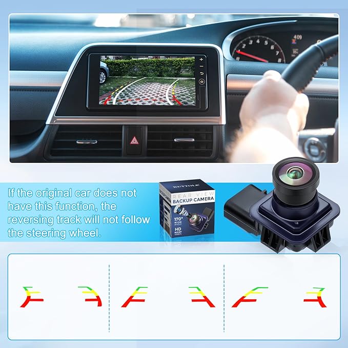 Backup Camera Compatible with Ford Edge 2011 2012 2013 2014 2015 Lincoln MKX
