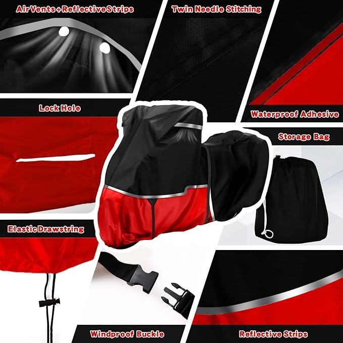 420D Motorcycle Cover Suitable for Kawasaki Ninja 400 500 650 Z900 Zx6r Models