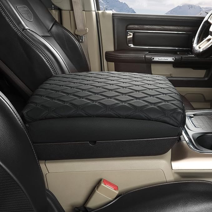 GIANT PANDA Center Console Cover Armrest Cover Cushion Fits Dodge RAM 1500 2500