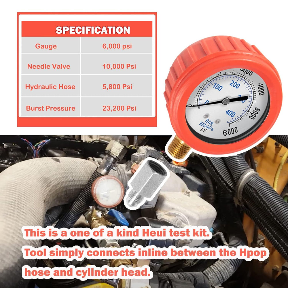 Hpop Test Tool Kit High Pressure Oil for DT466 DT530 / for International Maxx...