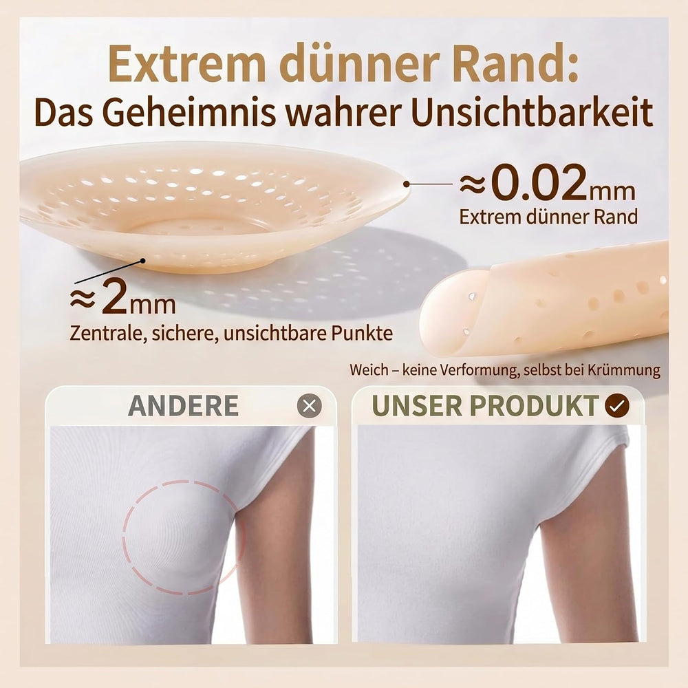 Arkim Nipple Covers Breathable 3.15"/3.94" – Self-Adhesive, Reusable