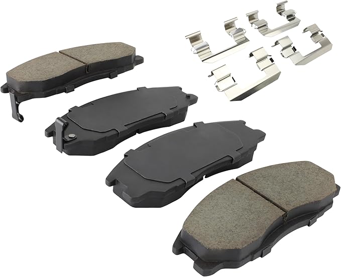 Premium Semi-Metallic Front Brake Pads Compatible