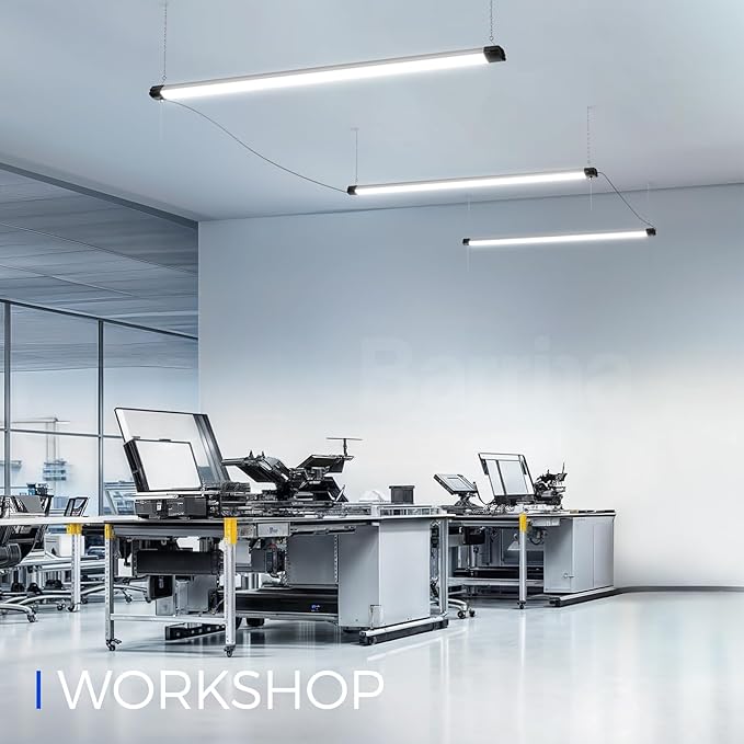 Barrina BS84 LED Shop Lights for Workshop 4FT, 6500K Utility Shop Lights (10 ...