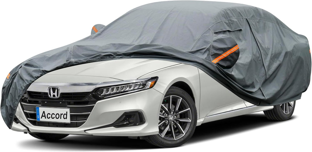 Premium Car Cover Custom Fit Honda Accord, 16 Layers Heavy Duty Car Cover