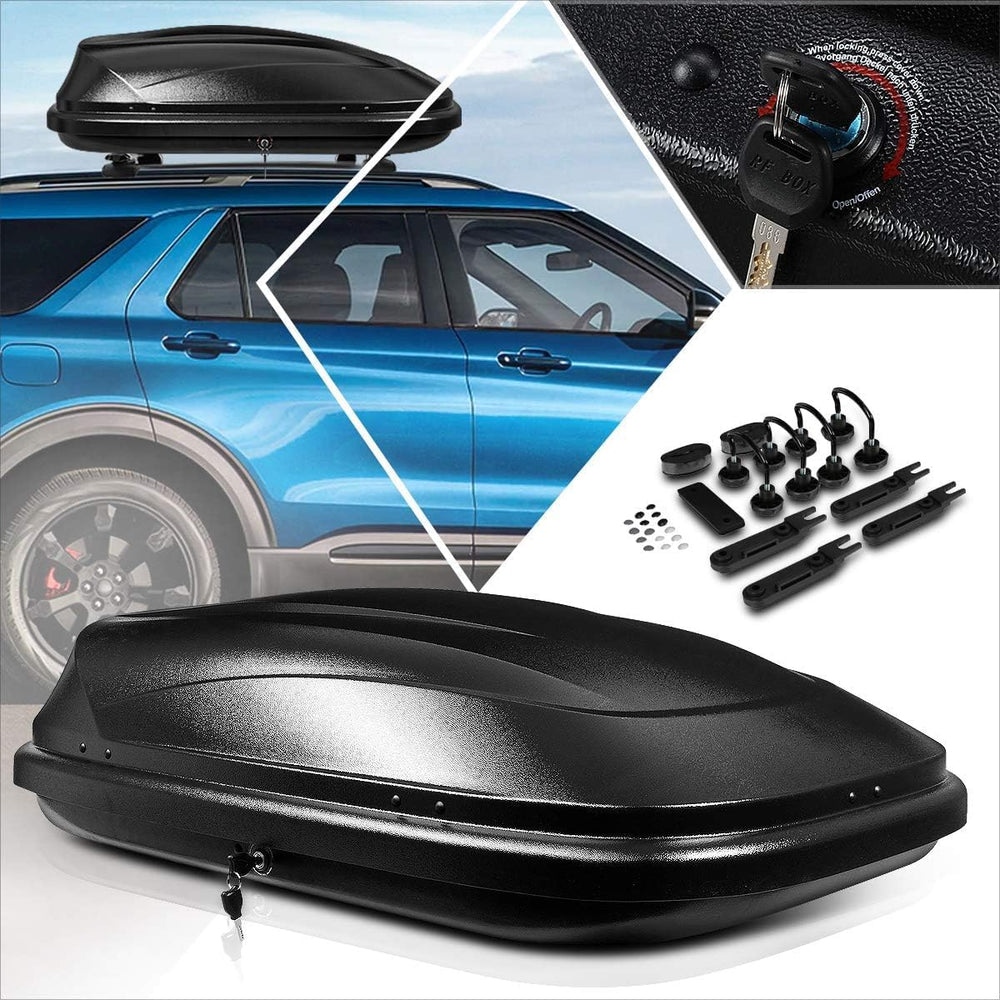Rooftop Cargo Carrier for Car Storage - Roof Rack Style Carrier - Heavy Duty ...
