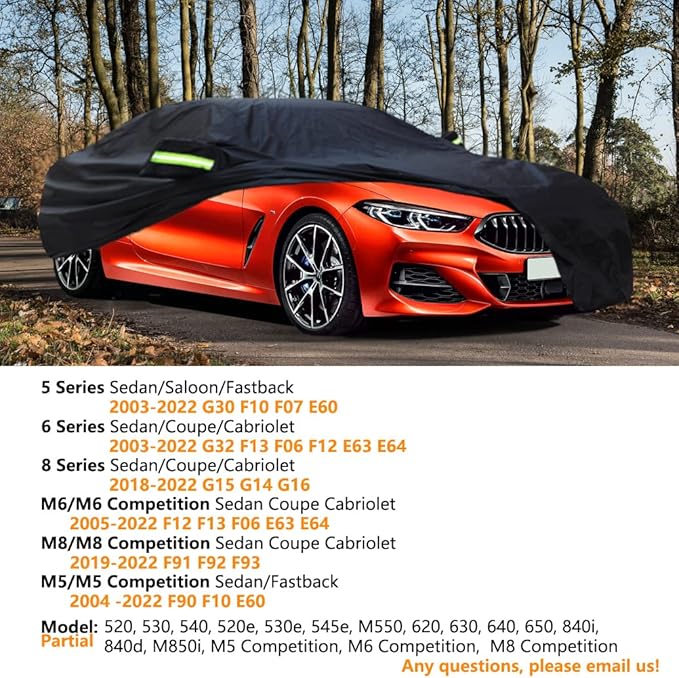 Upgraded Car Cover Compatible