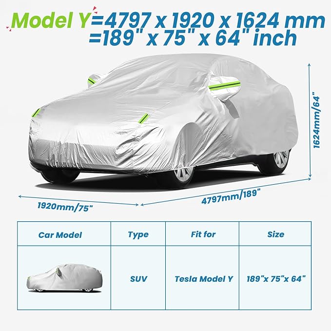 Tesla Model Y Waterproof SUV Car Cover