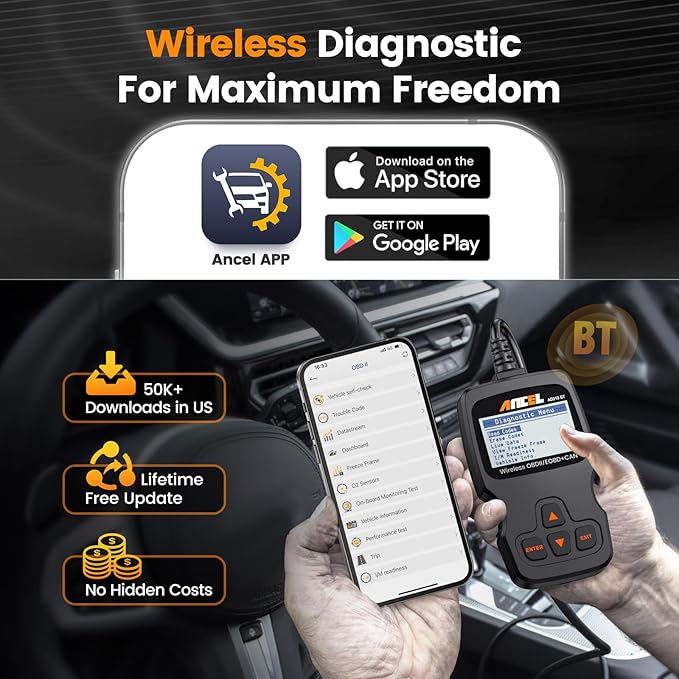 ANCEL AD310BT OBD2 Scanner Bluetooth