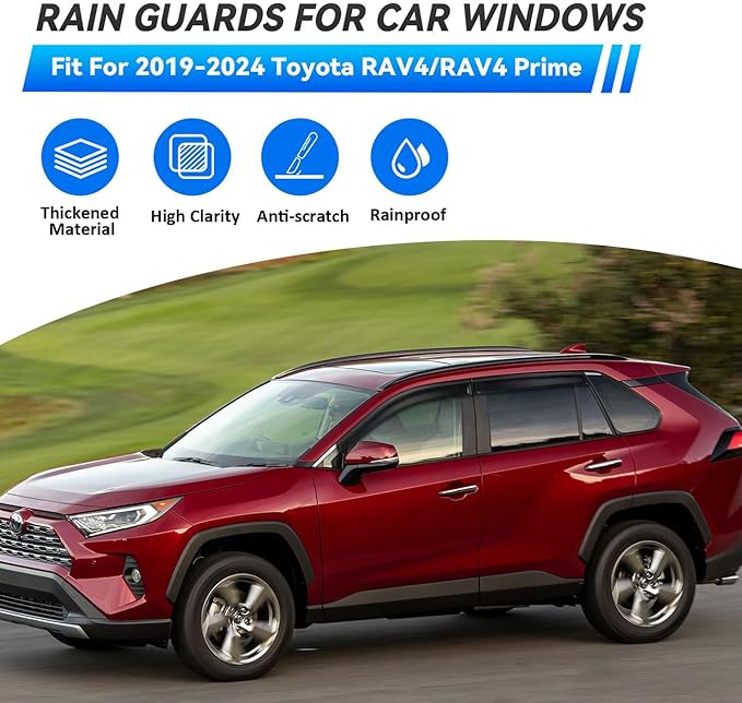 4pcs Window Visors Compatible