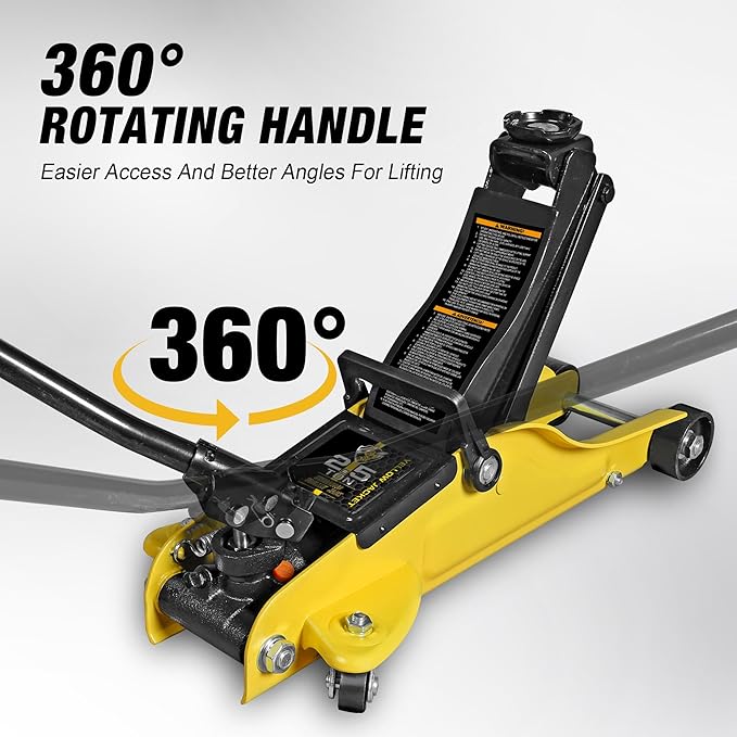 YELLOW JACKET 2.5 Ton Trolley Jack