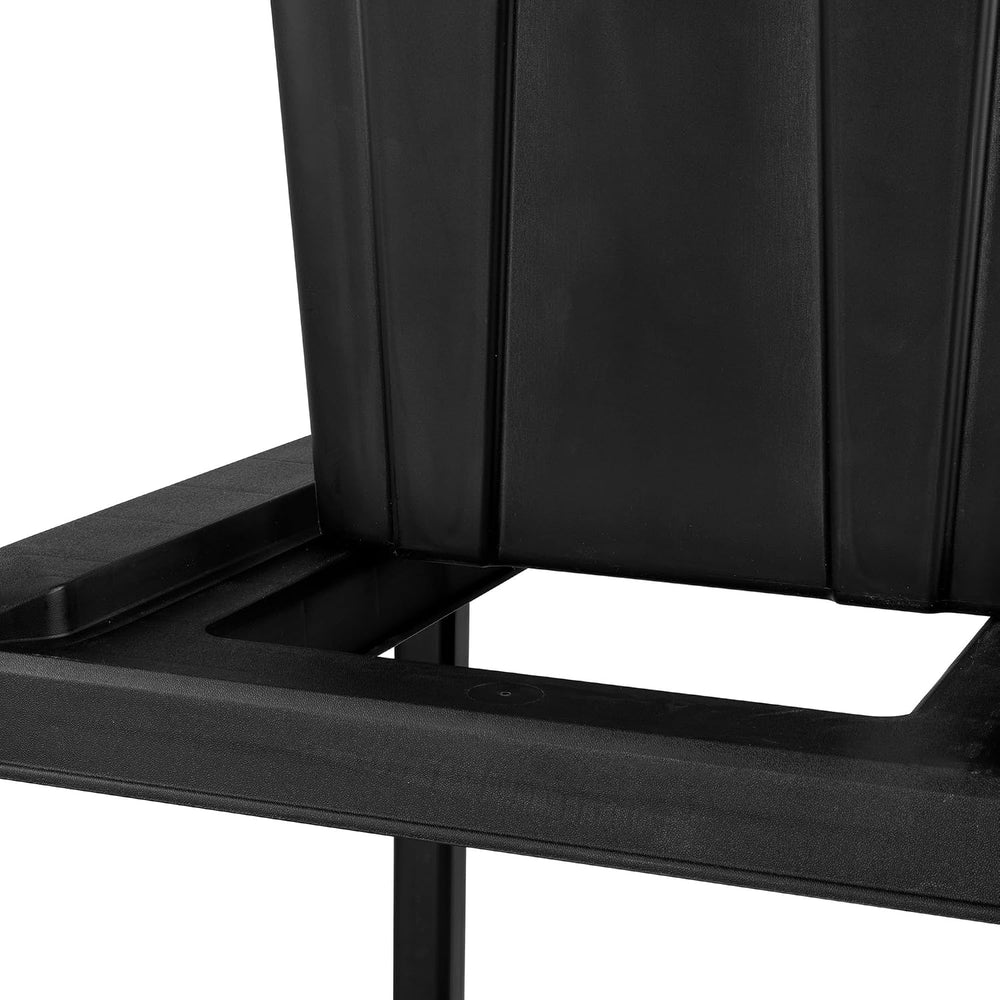 Sterilite 4-Tier Tote Rack with 4-Pack 27 Gallon Industrial Storage Totes