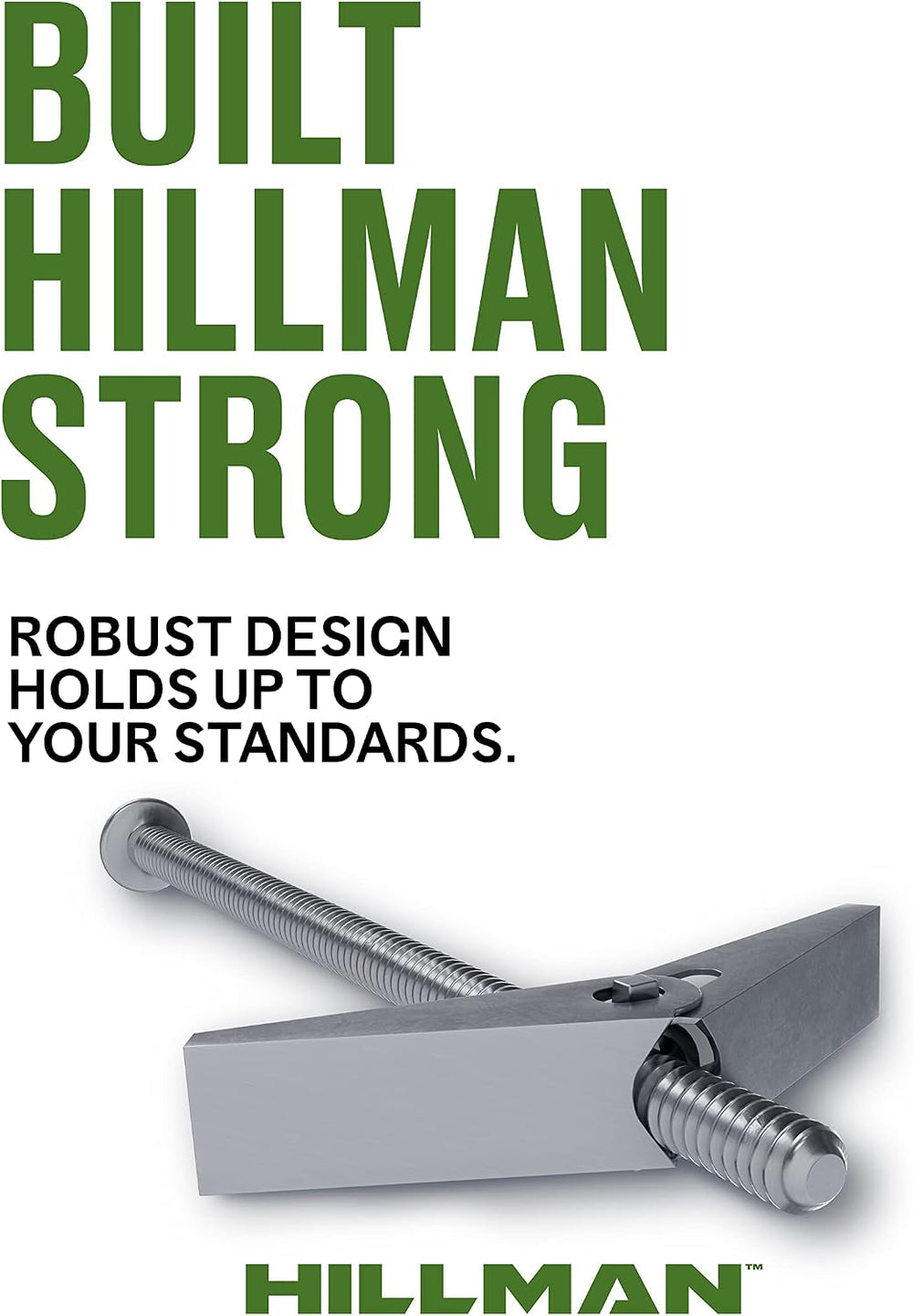 Hillman 50 Pcs Toggle Bolt (1/4" x 5") | Round Head Machine Screw A...