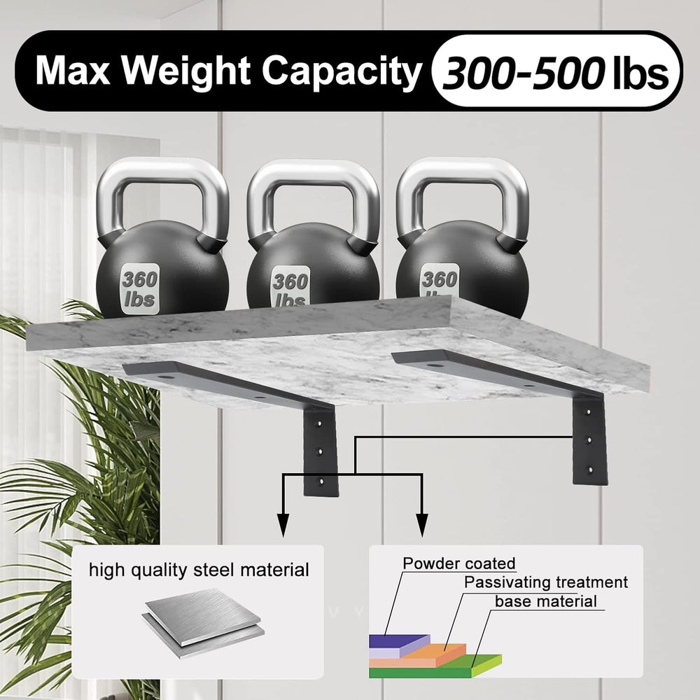 Countertop Support Bracket 3 Pack 12 inch Heavy Duty Granite Countertop Brack...