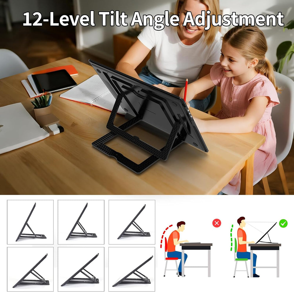 TOHETO Rechargeable A3 Light Board with Stand, Bag, Super Bright Magnetic Lig...