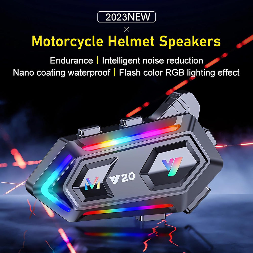 FEYA Motorcycle Helmet Speakers High Battery Life Helmet Headset