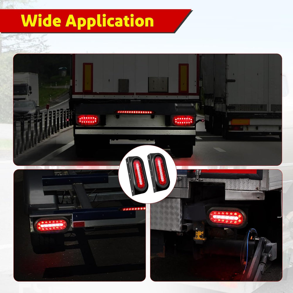 LIMICAR Trailer Lighting Kit with Backup Lights and 25FT 5-Pin Harness