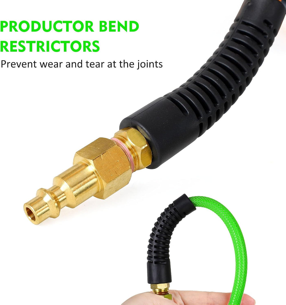 Air Hose 1/4 Inch x 100 Feet Reinforced Polyurethane (PU)