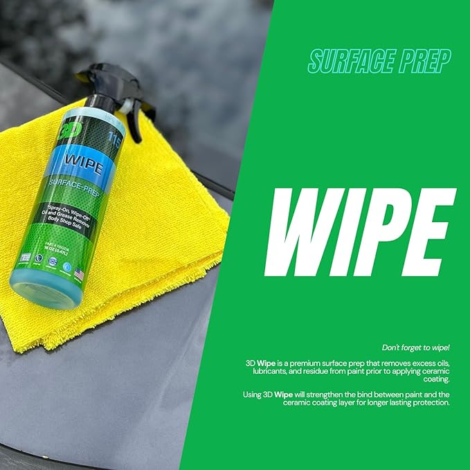3D Wipe Ceramic Coating Surface Prep