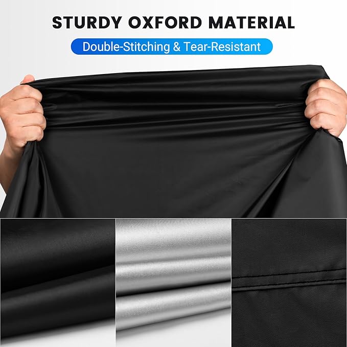 Favoto Motorcycle Cover Reflective Stripe Waterproof Outdoor Protection All