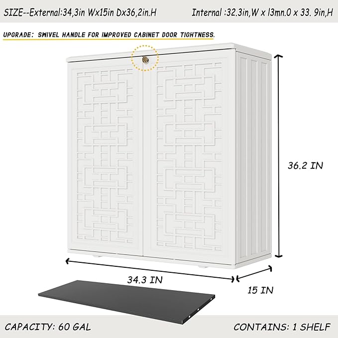 Indoor Outdoor Storage Cabinet Waterproof