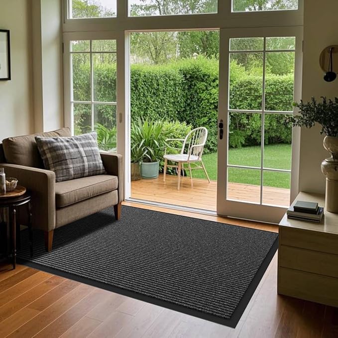 Front Door Mat, Commercial Door Mats Entrance, Low Profile Welcome Mats Non-Slip