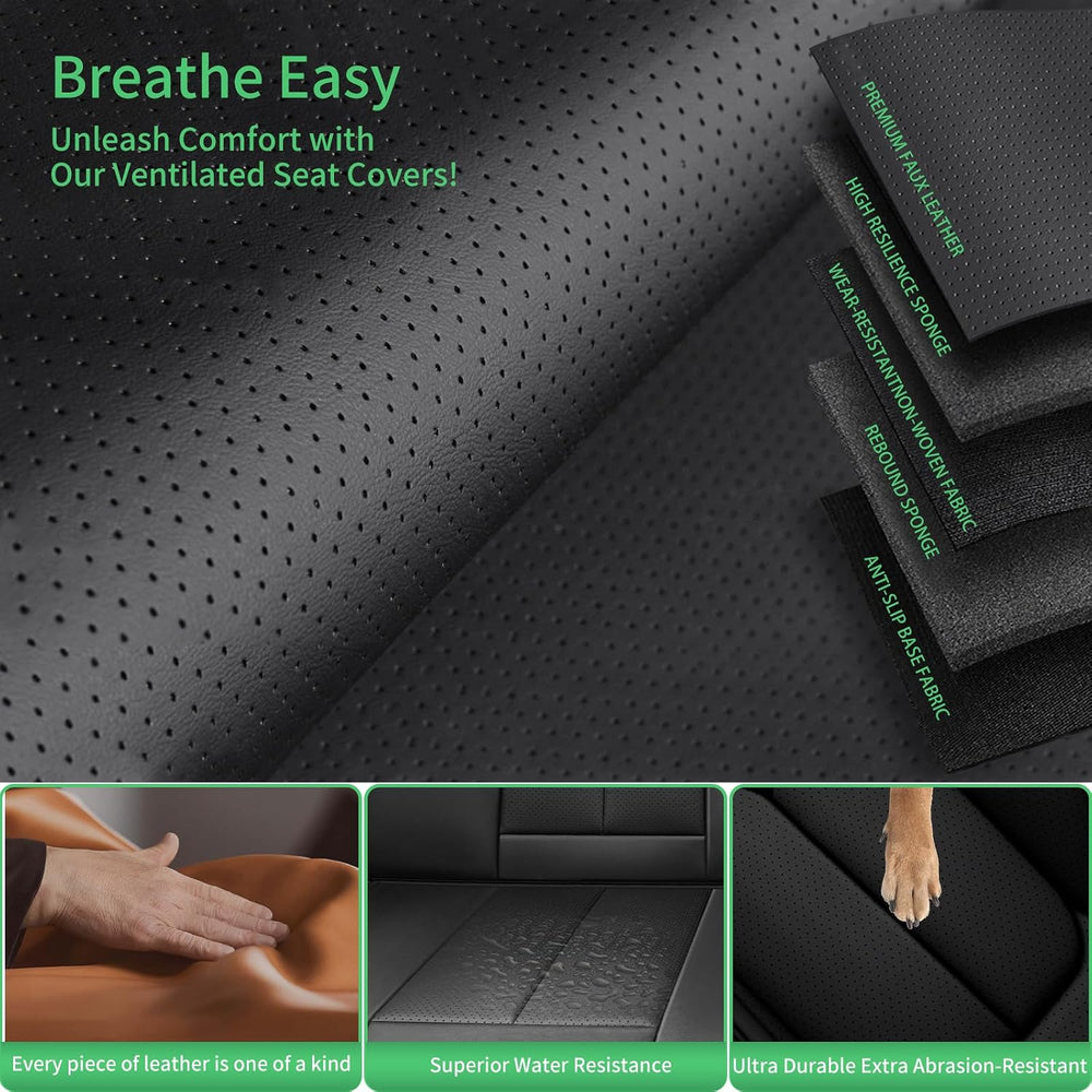 Car Seat Covers for Chevy/Chevrolet Colorado 2015-2027 Full Set