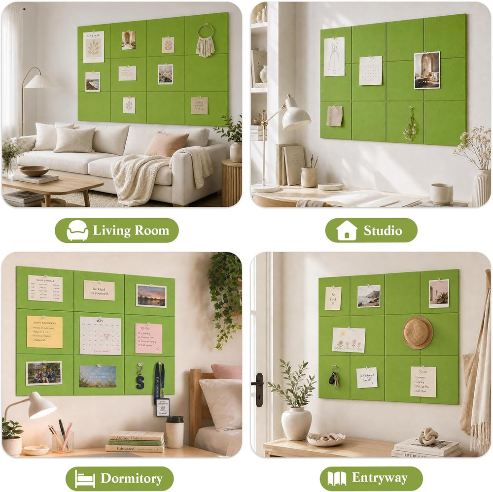 48" x 36" Decorative Bulletin Boards, Large Cork Board Alternative ...