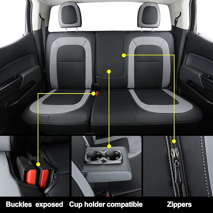 LUCKYMAN CLUB Chevy Colorado Seat Covers, fit
