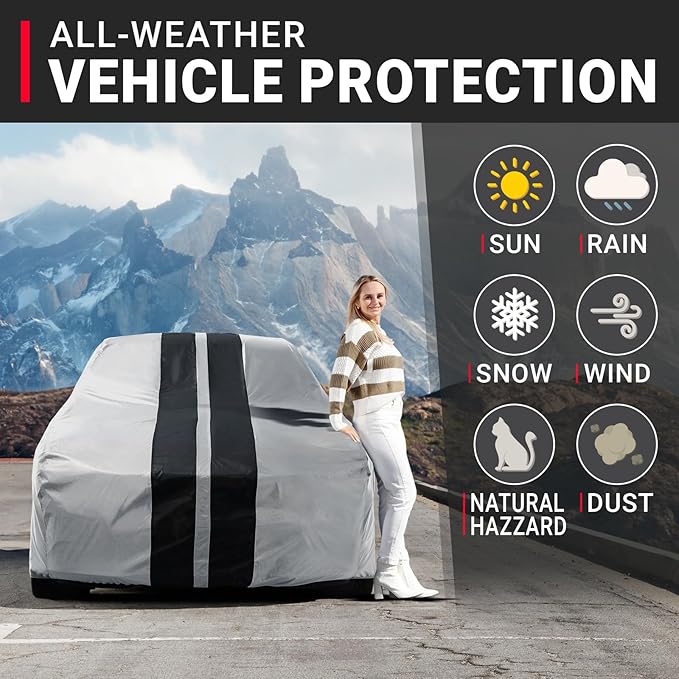 iCarCover Custom Car Cover for Chevy Monza Coupe Waterproof All Weather Rain