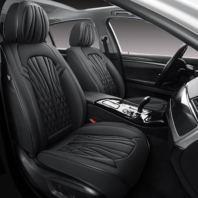 Leather Seat Covers, Car Seat Protector Waterproof, Seat Covers Full Set