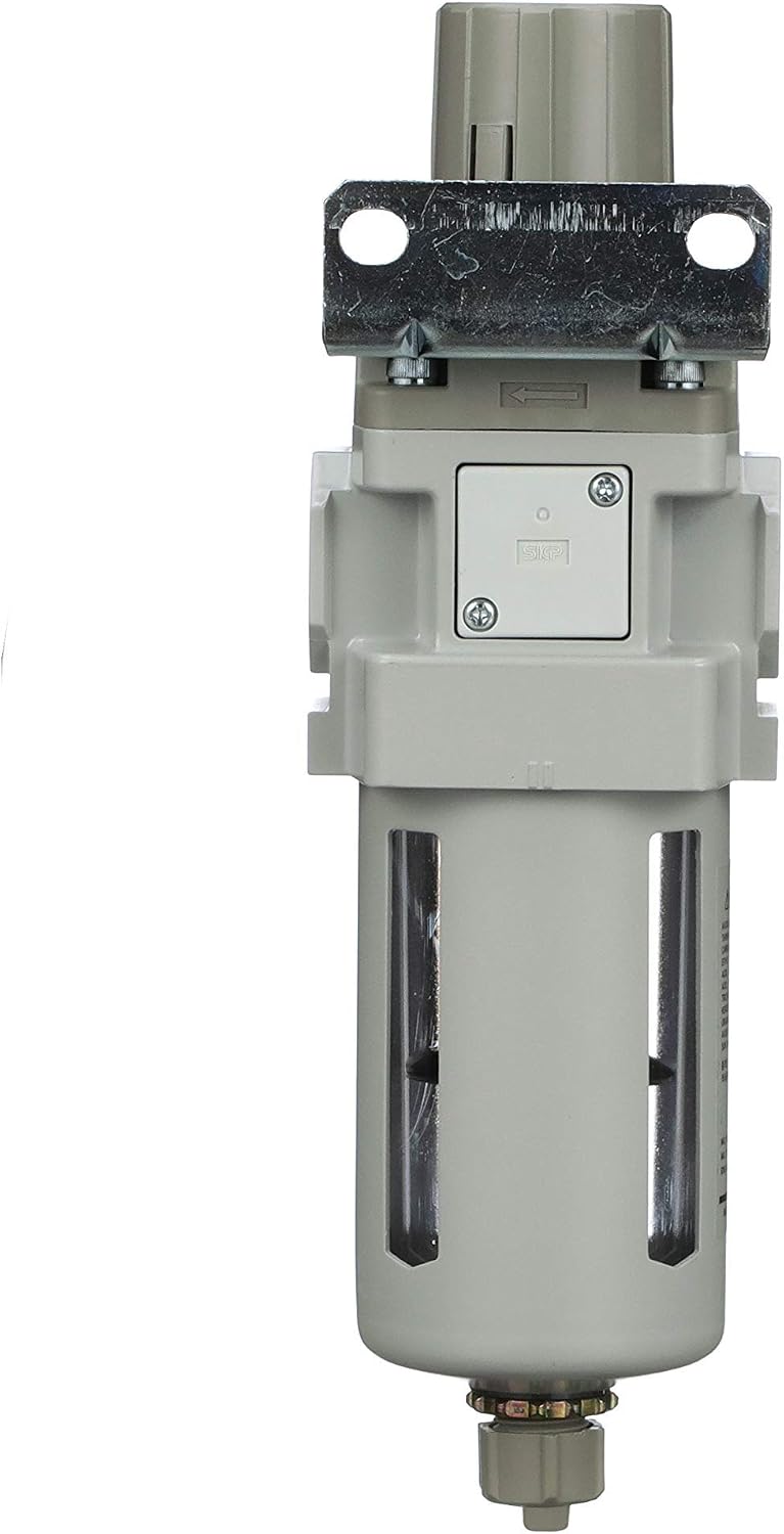 PneumaticPlus SAW400-N04BG Compressed Air Filter Regulator Piggyback Combo 1/...
