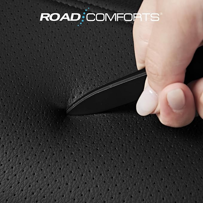 Road Comforts Leather Seat Covers, Breathable Car Seat Covers Front Seat