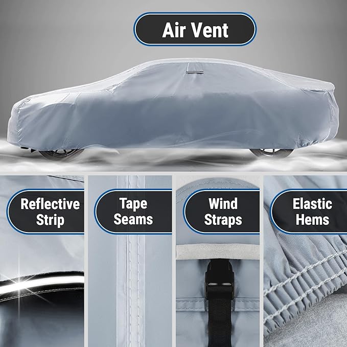 iCarCover Custom Car Cover for Chevy Stylemaster Waterproof All Weather Rain