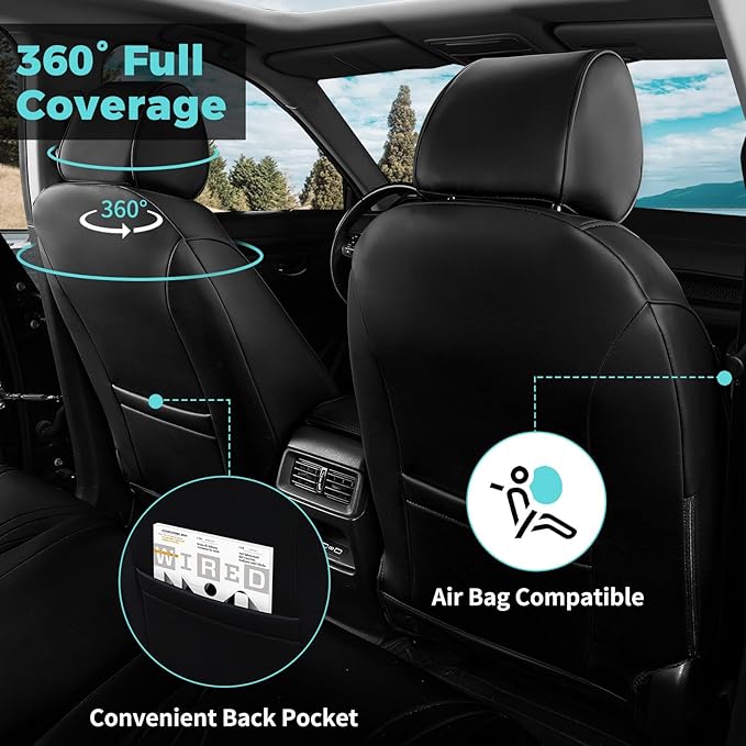 Seat Covers for Honda CRV 2017-2022 EX/EXL/LX/Sport/Touring/Special Edition