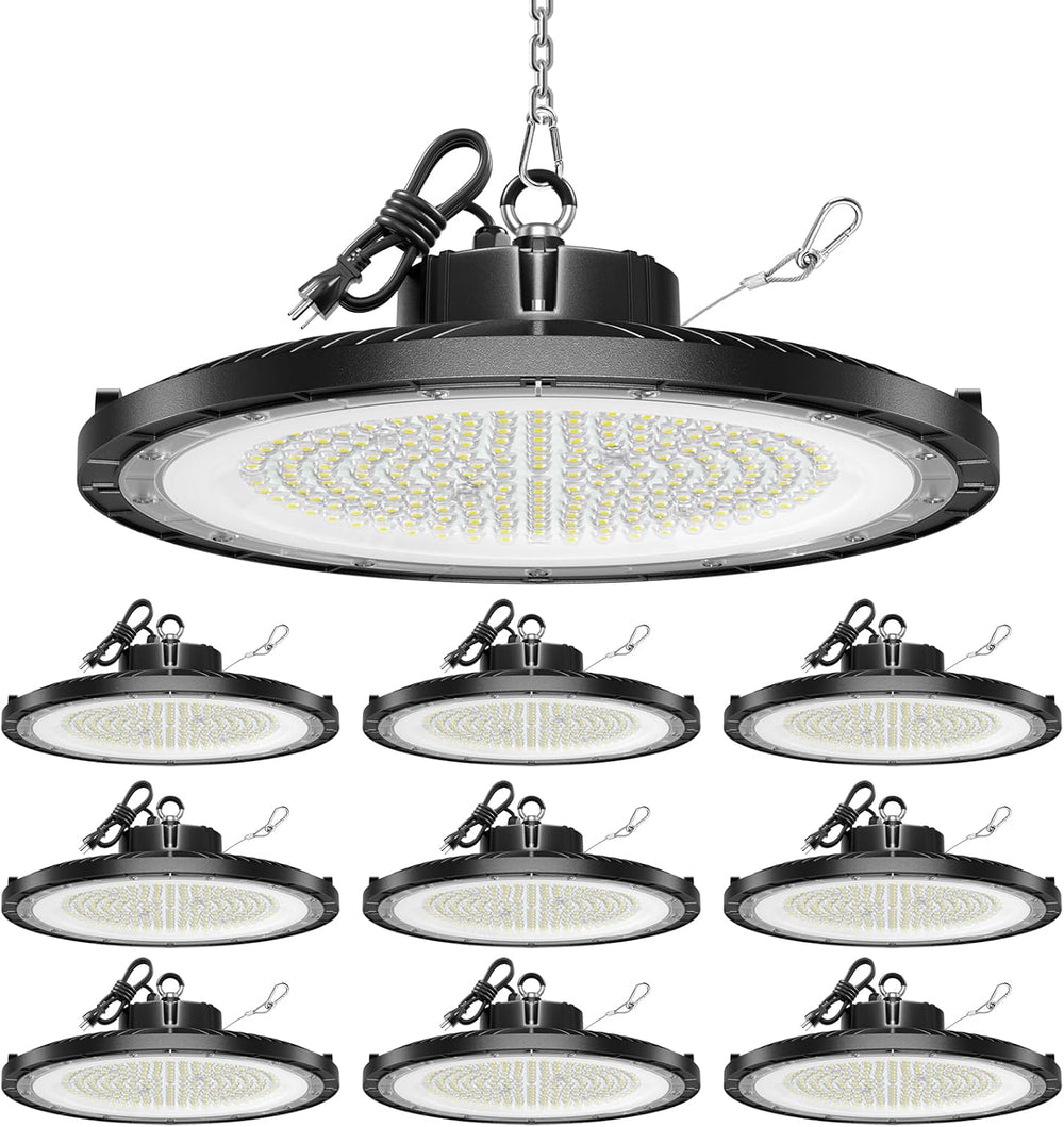 UFO LED High Bay Light, 10 Pack, 150W, 5000K, 22500LM