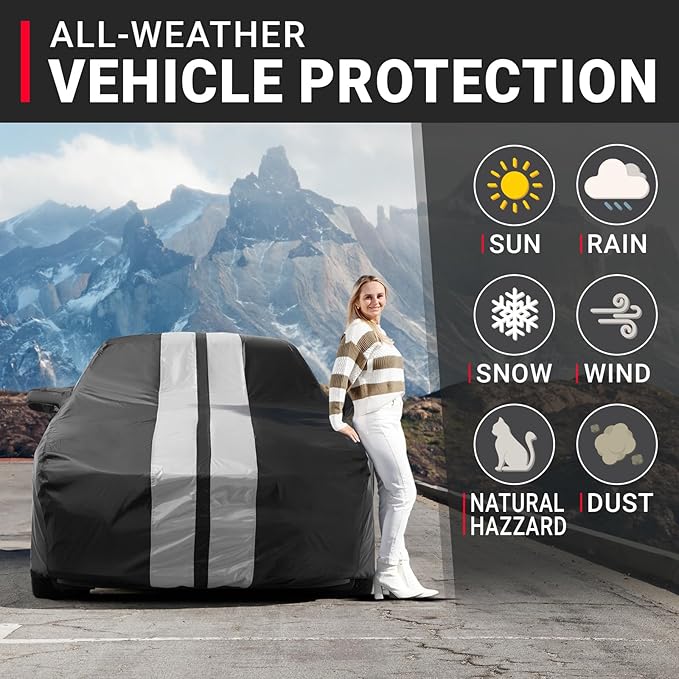 iCarCover Custom SUV Cover for Pontiac Trans AM Waterproof All-Weather Rain