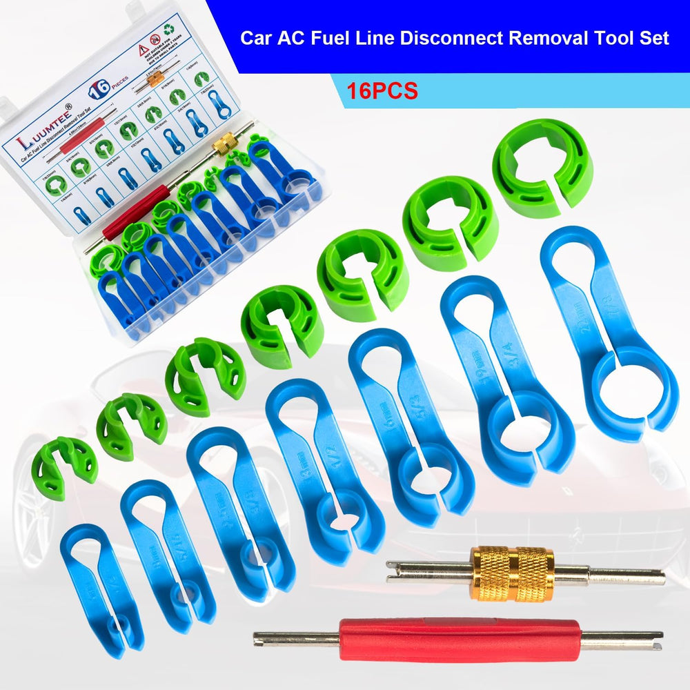 6 Sets Car A/C Repair Kits for R12 & R134a Systems (838PCS)